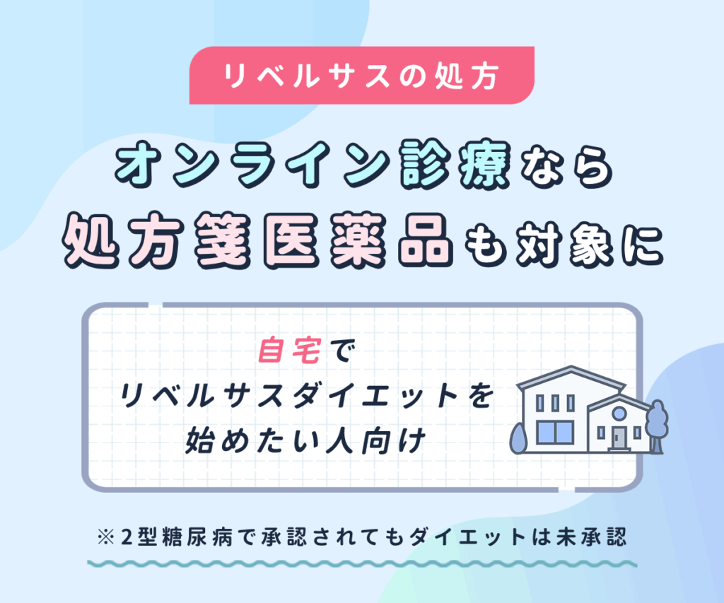 処方箋医薬品のリベルサスダイエットを相談できる