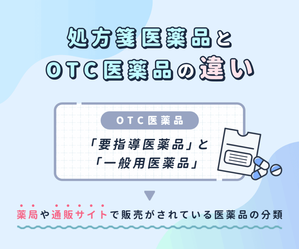 処方箋医薬品とOTC医薬品の違い