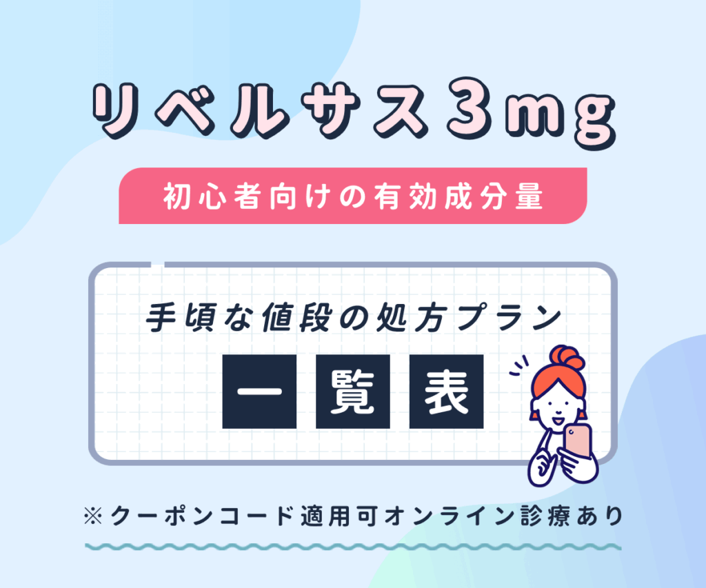 リベルサス通販3mgが安い購入サイトの料金一覧比較